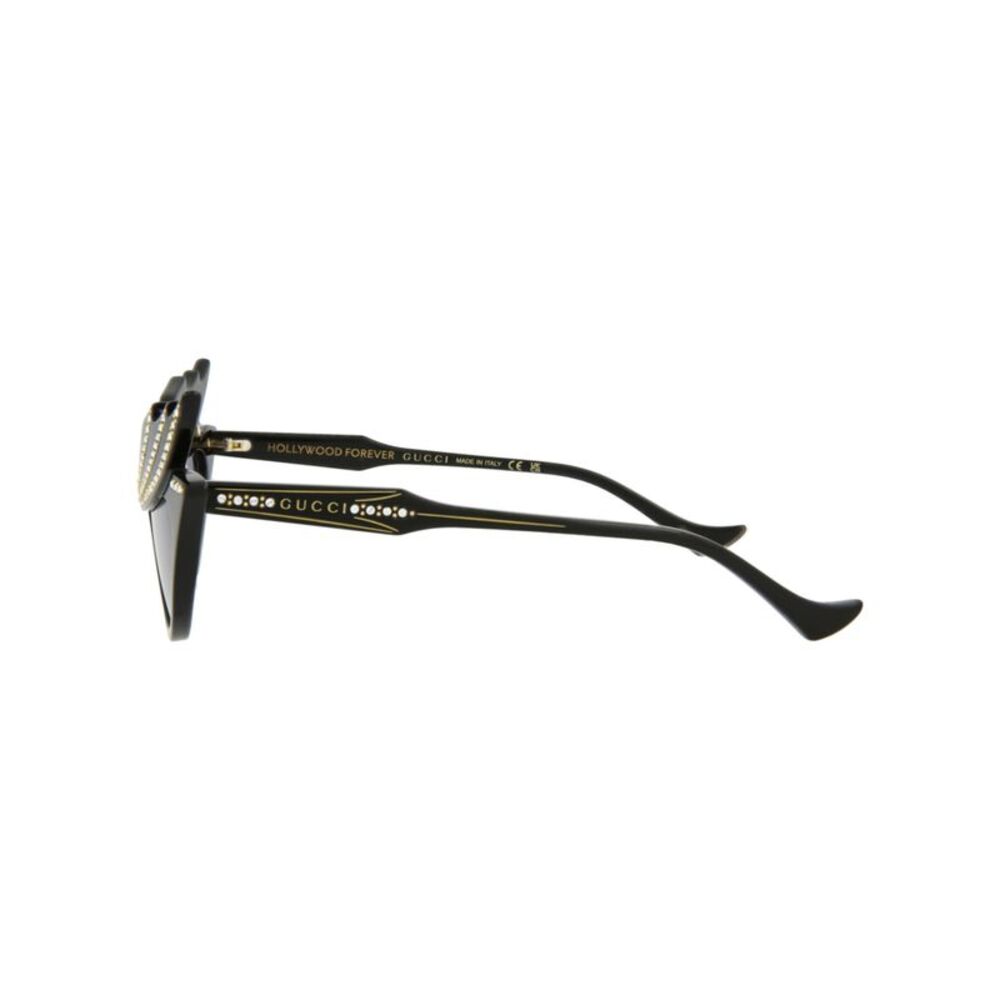 Gucci Cat Eye-Frame Acetate Sunglasses Black Womens - Picture 3 of 6